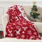 Christmas Blanket, Ultra Soft Cozy Fuzzy Warm Reversible Knit Throw Blanket for Couch, Microfiber Lightweight Knitted Blanket Holiday Theme Home Christmas Decor (Reindeer, 51"×63")